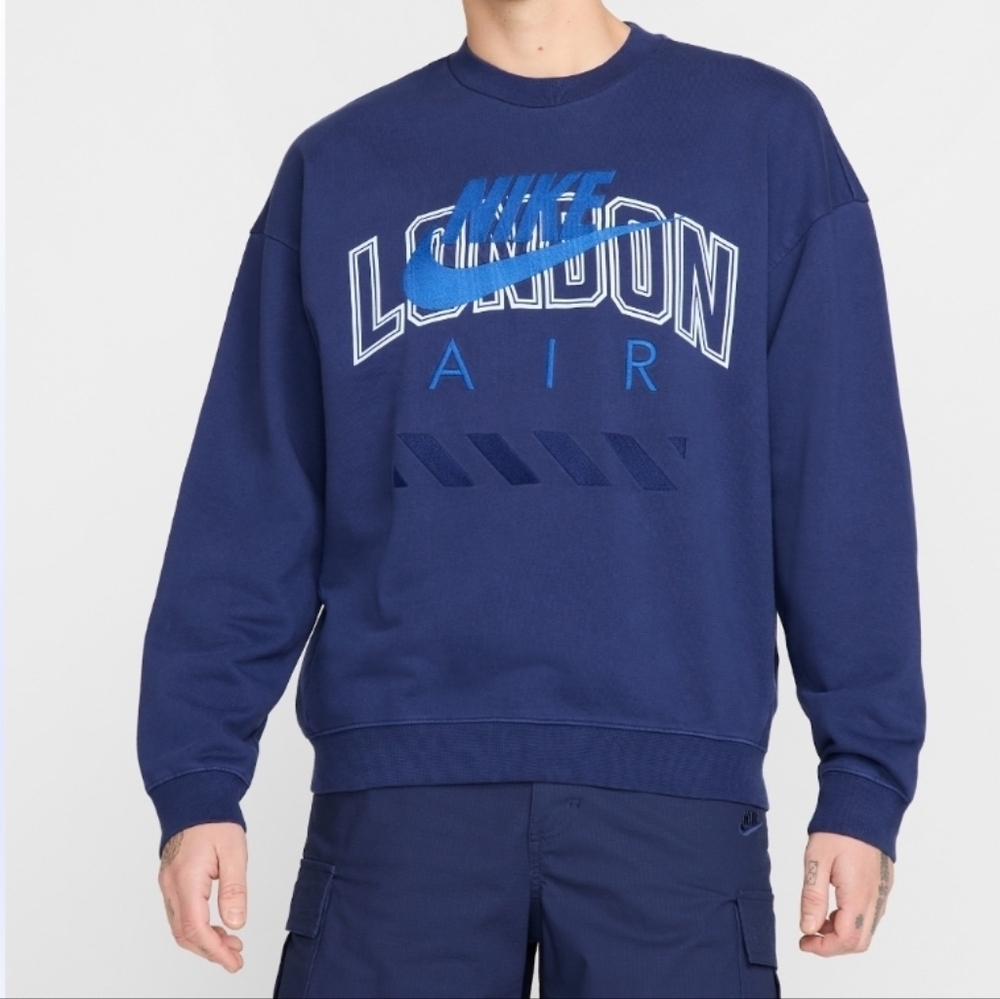 Nike Air Men's London Fleece Crew Sweatshirt Medium